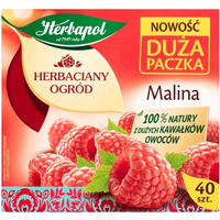 Herbata HERBAPOL owocowo-ziołowa Malina (40torebek)108g HERBACIANY OGRÓD