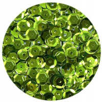 Cekiny błyszczące 8mm jasno zielone B100 BREWIS