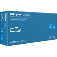 Rękawiczki NITRYL niebieskie `M` 7-8 MERCATOR MEDICAL