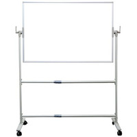 Tablica obrotowo-jezdna 180x120cm dwustronna sucho�cieralno-magnetyczna bia�a MTO180120 MEMOBE