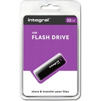 Pami USB 32GB INTEGRAL 2.0 BLACK INFD 32GBBLK