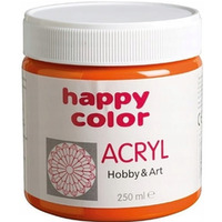 Farba akrylowa 250ml pomaraczowa HA 7370 0250-4 Happy Color