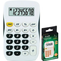 Kalkulator kieszonkowy TR-295 TOOR biało-czarny 120-1769