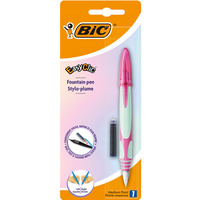 Pi�ro wieczne + naboje(6) + wymazywacz EasyClic 993084 BIC
