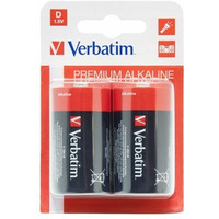 Bateria VERBATIM Premium Alkaline D/LR20 1, 5V alkaliczna blister (2szt) (49923)