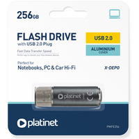 Pami USB 256GB PLATINET X-DEPO USB 2.0 czarny (45804)