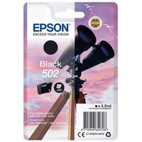 Tusz EPSON (502/C13T02V14010) czarny 4, 6ml/210str
