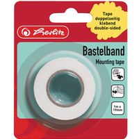 Ta�ma klej�ca dwustronna piankowa 1m x 19mm bia�a, blister 300000645 HERLITZ