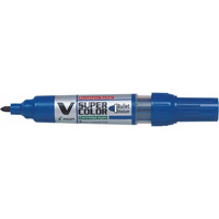 Marker permanentny V-SUPER COLOR niebieski okrgy M PISCA-VSC-M-L-BG PILOT