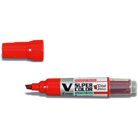 Marker permanentny V-SUPER COLOR czerwony city M PISCA-VSC-MC-R-BG PILOT