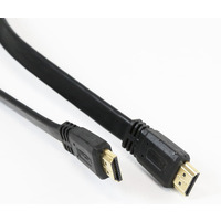 Kabel HDMI - HDMI OMEGA 3m v.1.4 4K płaski czarny (41848)