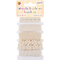 Wst±¿ka bawe³niana koronkowa 5 wzorów 1,5m WK-0925 ALIGA