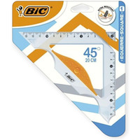 Ekierka przezroczysta 13cm, 45 stopni 9926531 BIC