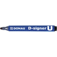 Marker permanentny D-SIGNER U czarny okrga koncwka 2-4mm 737100 1-01PL DONAU