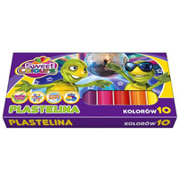 Plastelina 10 kolorw Sweet Colours KOMA-PLAST