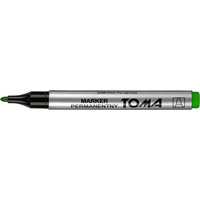 Marker permanentny zielony, okrga kocwka TO-090 TOMA