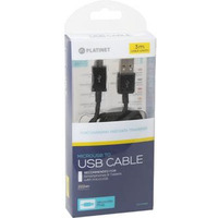 Kabel USB - microUSB PLATINET MUD 3m 2A czarny (42875)