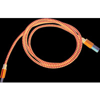 Kabel USB - microUSB OMEGA VARAN 1m 2A pleciony niebieski (44190)