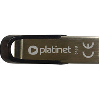 Pamięć USB 64GB PLATINET S-DEPO USB 2.0 metalowy wodoodporny (44848)