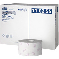 Papier toaletowy TORK PREMIUM jumbo (12rolek)mini soft 120m 3-warstwy 110255