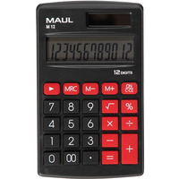 Kalkulator kieszonkowy M12 12-pozycyjny czarny 72614/90 ML MAUL