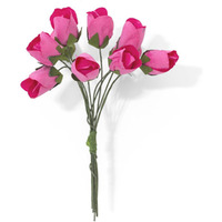 Kwiaty papierowe TULIPANY bukiet różowe (10) 252001 Galeria Papieru