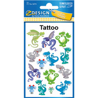 Naklejki tatuae dla dzieci SMOKI 56751 Z-DESIGN KIDS TATTOO AVERY ZWECKFORM