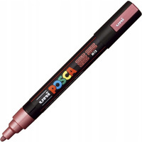 Marker z farb plakatow UNI Posca PC-5M nr.M15 metallic czerwony